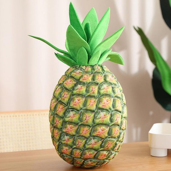 Pluszowa Zabawka Ananas Owocowa Wypchana MięKka Realistyczna RośLina Poduszka Do Spania Poduszka Lalka Zabawki Dla Dzieci DziewcząT Dekoracja Domu 48Cm-image