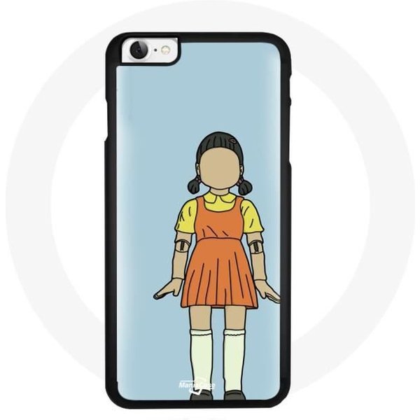Funda - Maniacase - Iphone 6 - Flexible - Negra - DiseñO Squid Game-image