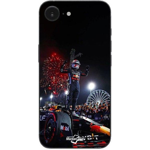 Funda Maniacase Para Iphone 16E F1 Max Verstappen CampeóN Negro-image