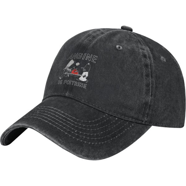 Angina Pectoris Kanada Opaska Baseballowa Czapka Z Daszkiem Vintage Zniszczona WypłUkana Nakrycie GłOwy Unisex Outdoor Bieganie Golf Prezent Czapki Kapelusz One Size Gray-image