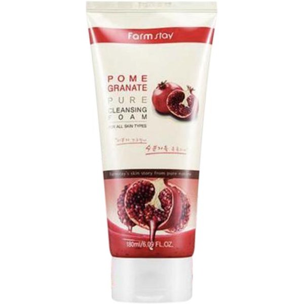 Farm Stay Pomegranate Pure Espuma Limpiadora 180Ml (3 Opciones) 1Pcs White-image