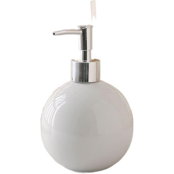 Botella De CeráMica Recargable Para JabóN De Manos Contenedor PortáTil De JabóN LíQuido Botella Moderna Para LocióN BañO-image