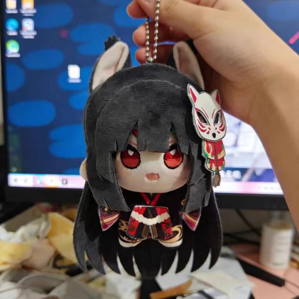 Brelok Azur Lane Ijn Akagi Pluszowa Lalka 10Cm Plecak Urocza Akagi Ijn Pluszowe Zabawki Pluszowa Zabawka Prezenty Dla FanóW Dekoracja-image