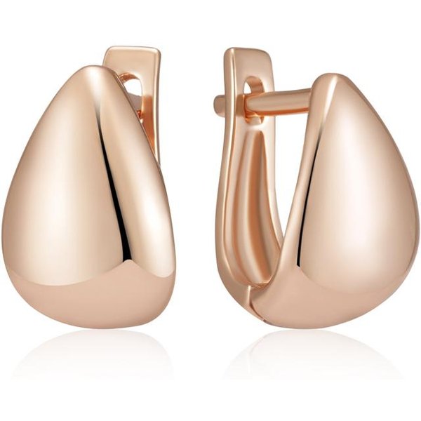 Pendientes Colgantes Ovalados Grandes Marrones De Zirconia Natural Color Oro Rosa Moda Simple Para Mujer Boda Novia JoyeríA Fina Beige-image