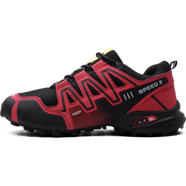 Zapatos De Senderismo Para Hombre Y Mujer, Talla 39-46, Zapatillas Antideslizantes Para Trail Running, Para Viajes Al Aire Libre, Calzado De Trekking Ligero Y Transpirable. 41 Rojo-image