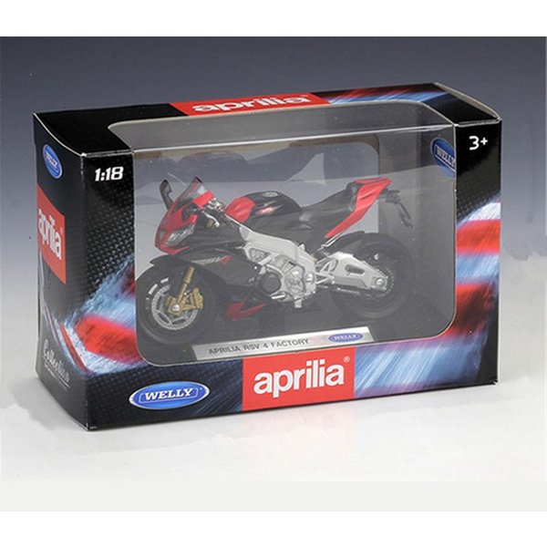 Welly 1:18 Aprilia Rsv 4 Factory Aluminiowy Sportowy Motocykl Model Metalowy Odlewany Zabawka Model Motocykla WyśCigowego Symulacja Prezent Dla Dzieci-image