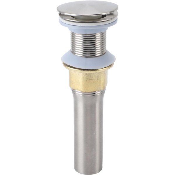 DesagüE Pop-Up Para Fregadero Acero Inoxidable A Prueba De Fugas Acabado NíQuel Cepillado TapóN De DesagüE Para BañO Cocina-image