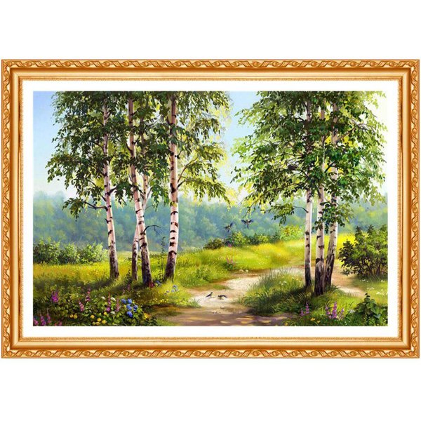 Pintura De Diamantes Bordado De Diamantes Naturaleza 5D Diy Pintura De Diamantes Ronda Completa Pintura De Diamantes 20X30CM-image