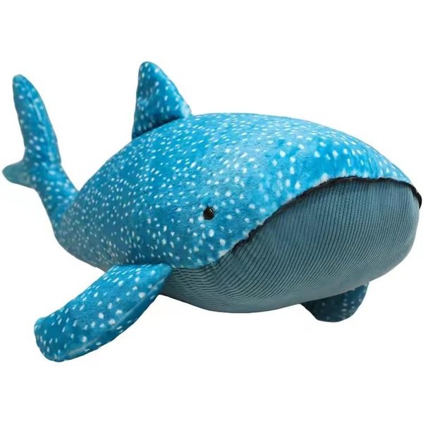 40/60/80 Cm Nuevo Lindo Animal De Peluche Ballena TiburóN Anime Relleno CojíN Suave Almohada Juguete De Peluche Calmante DecoracióN De HabitacióN Personalizado F 80Cm-image