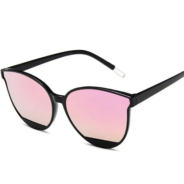 Kocie Oko Kwadratowe Okulary PrzeciwsłOneczne Damskie MęSkie Projektant Retro Moda Okulary PrzeciwsłOneczne Damskie MęSkie Lustrzane Plastikowe Punkowe Okulary PrzeciwsłOneczne Gray-image