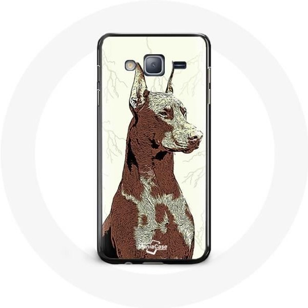 Coque Pour Samsung Galaxy J5 2016 Doberman Race De Chiens-image