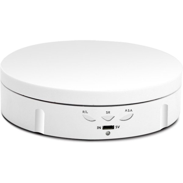 Plato Giratorio EléCtrico De 360 Grados, Soporte De ExhibicióN Giratorio Con Carga Usb, 3 Velocidades Ajustables Para ExhibicióN De FotografíA, JoyeríA, Reloj, Coleccionables Type 1-image