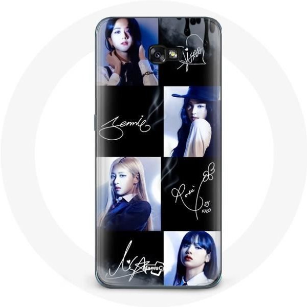 Funda - Maniacase - Samsung Galaxy A5 2017 - Negra - Flexible - Foto Blackpink Negro-image