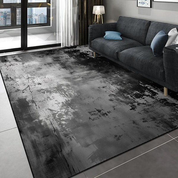 Nowoczesny Abstrakcyjny Dywan Do Dekoracji Salonu DużY Dywan Obszarowy Sofa Stolik Kawowy Bok Mata PodłOgowa AntypośLizgowa Zmywalna Mata Pod Drzwi Do Sypialni 80*120Cm-image