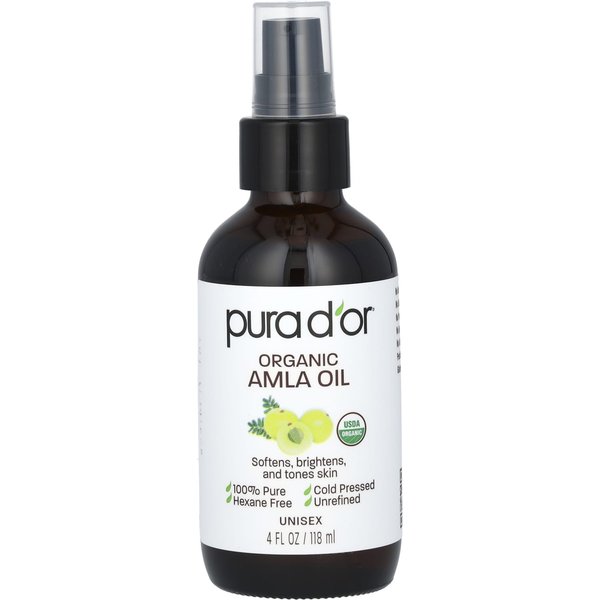 Pura D'or, Organic Amla Oil, 4 Fl Oz (118 Ml)-image