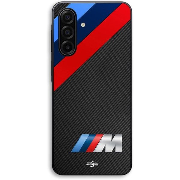Etui Na Telefon - Maniacase - Samsung Galaxy A37 - Silikon TPU - Czarne - Logo BMW M Power Czarny-image