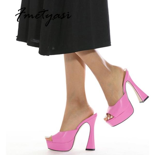Sandalias De TacóN Alto Para Mujer, Zapatos De Plataforma De Verano Con Punta Abierta, Tacones Blancos, Negros, Nuevos, Para Fiesta, GraduacióN, Tacones Gruesos Rosas. 38 Beige-image