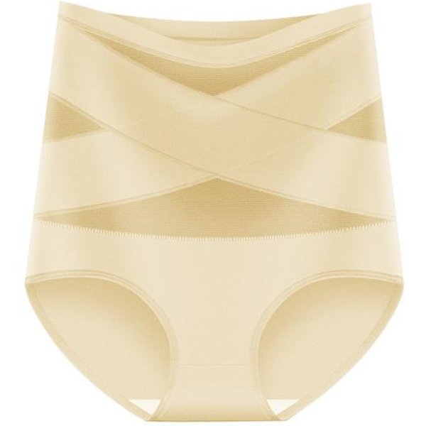 Braguitas Moldeadoras Levanta GlúTeos De Cintura Alta Para Mujer Control De Abdomen Faja Reductora L Nude-image