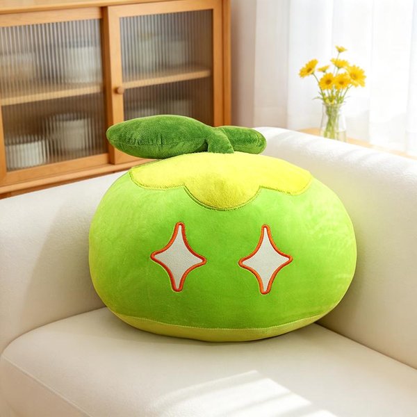 Nueva Almohada De Peluche Slime De Genshin Impact Suave Rellena MuñEco Slime Elemental Linda Almohada De Anime Juguete Regalo De CumpleañOs DecoracióN Del Hogar 25Cm-image