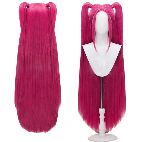 Kostium Cosplay Mira Peruka Kobiety Dziewczyny Halloween Karnawał Comic-Con Impreza Stroje Do Odgrywania RóL Child 130 Pink-image