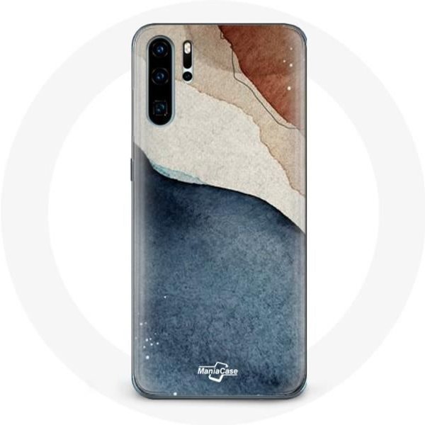 Funda Para Huawei P30 Con Fondo De Textura Abstracta-image