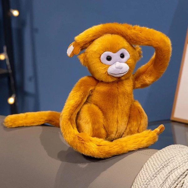 25CM Regalos Para NiñOs DecoracióN Para El Hogar Mono Suave Animal MuñEco Mono De Brazos Largos Juguetes De Peluche Juguetes De Peluche MuñEco De Peluche 25Cm-image