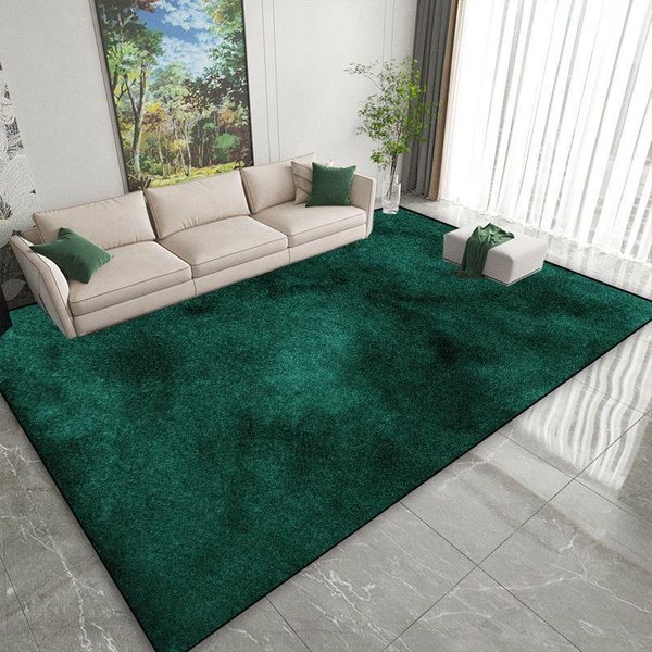 Nowoczesne Zielone Dywany Do Salonu Prosta Dekoracja Dom Luksusowe Dywany Strefa Sofy Mata Pod Stopy Sypialnia Dywan Do Salonu 80*160Cm-image
