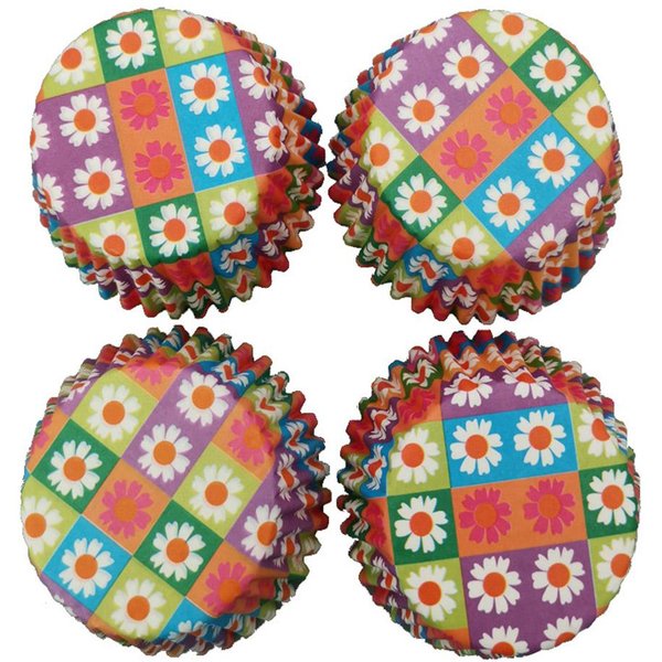 100 Szt. Mini Papilotki Do Babeczek, Papierowe Foremki Do Muffinek, żAroodporne, Olejoodporne, Do Pieczenia Blue-image