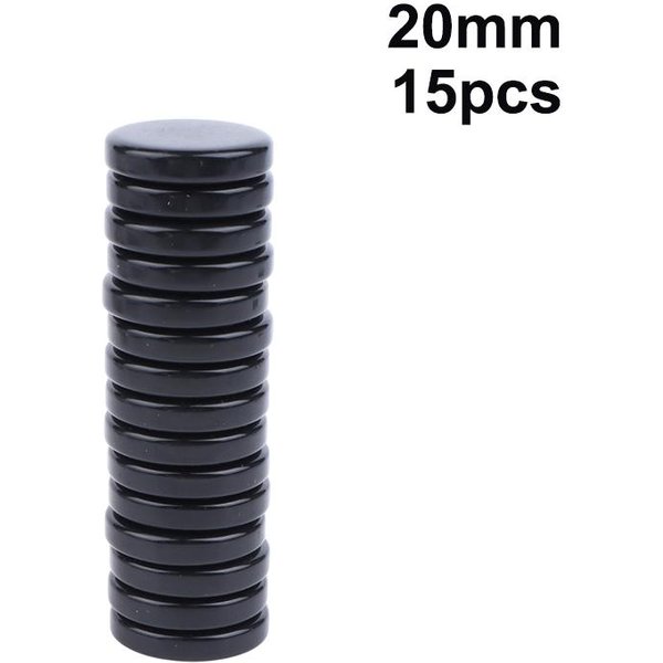 15 Szt. Backgammon 20/27/32 Mm Wielokolorowe Szachy Zachodnie OkrąGłE Plastikowe Warcaby Puste Szachy Smart Duel Akcesoria Do Gier Szachowych 20Mm Black-image