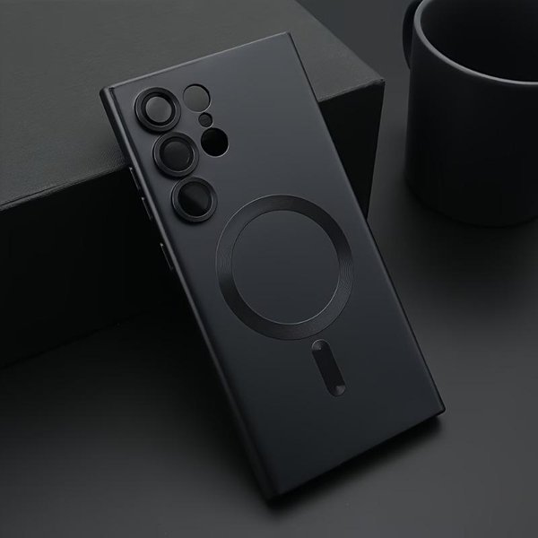 MięKkie Matowe Magnetyczne Etui Dla Samsung Galaxy S26 S25 S24 S23 S22 S21 Ultra Plus FE Edge Dla Magsafe Luksusowa OsłOna Ochronna Na Telefon Galaxy S21+ 5G-image