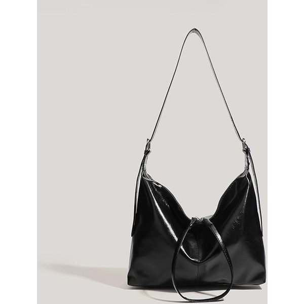 Bolso De Mujer Estilo Coreano DiseñO De Nicho Bolso De Motociclista Chica Popular Bolso VersáTil De Hombro Cruzado Gray-image
