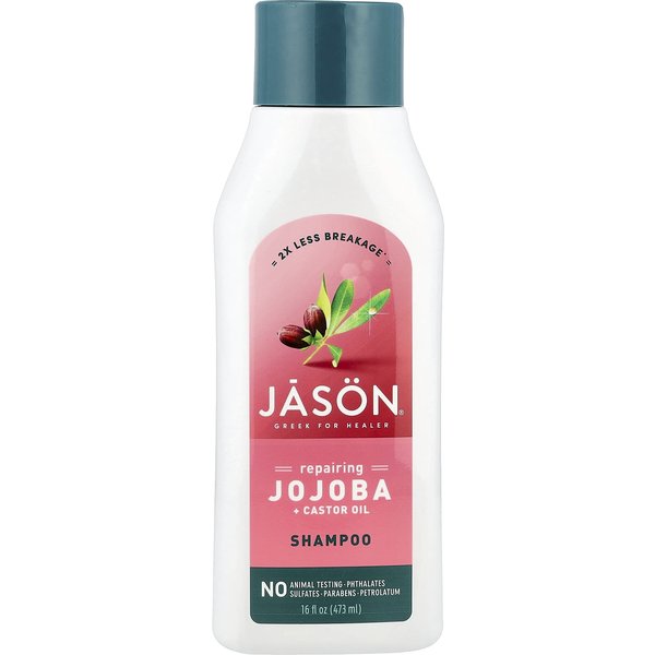 Champú Fuerte Y Saludable Jojoba MáS Aceite De Ricino, 473 Ml(16 Onzas LíQuidas) Pink-image