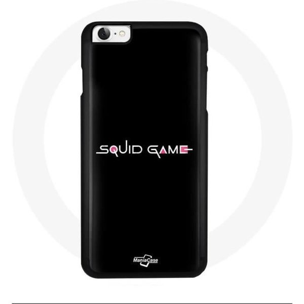 Funda - Maniacase - Iphone SE - Flexible - Negra - Logo De Squid Game-image