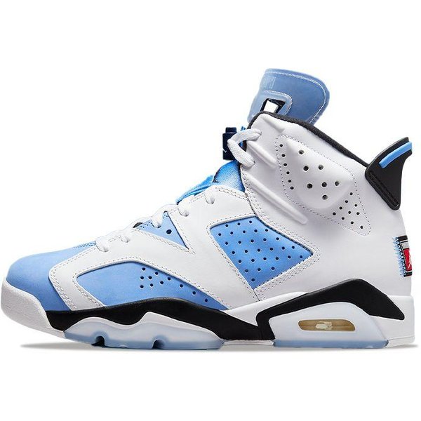 Zapatillas Air Jordan 6 Retro UNC Home Para Hombre, Color Azul Universitario Y Blanco CT8529-410 47.5-image