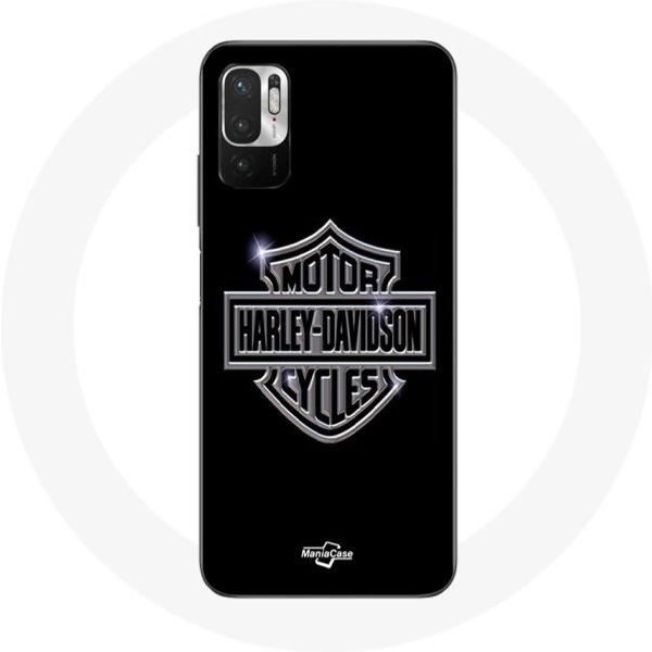 Funda - Harley Davidson - Xiaomi Redmi Note 10 5G - Flexible - Negra - ProteccióN-image