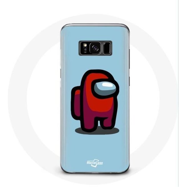 Funda - Maniacase - Samsung Galaxy S8 Plus - Flexible - ProteccióN - DiseñO Among Us Azul-image