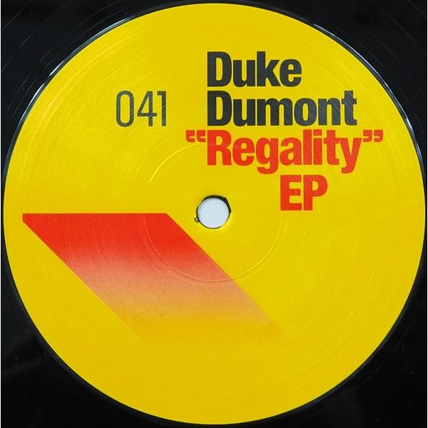 Disco De 12 Pulgadas Duke Dumont - Regality EP TURBO041 Turbo 2007 Canadá Dance Y ElectróNica Usado Red-image