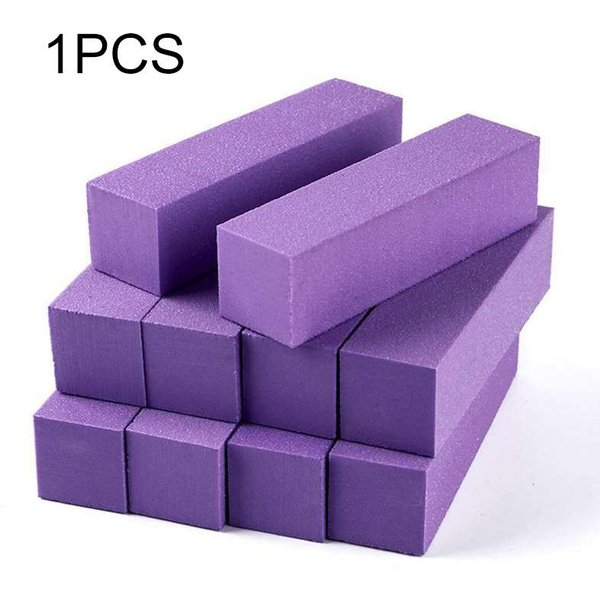 1 Pieza Lima Pulidora De UñAs Profesional Para Manicura Pedicura Esponja Abrasiva, Bloque Pulidor Lima De UñAs, Accesorios De Pulido Para Arte De UñAs Pink-image