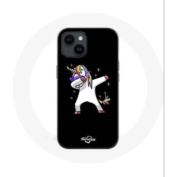 Funda Para Iphone 14 - Maniacase - Unicornio Dab - Flexible - Multicolor - Unisex Puro-image