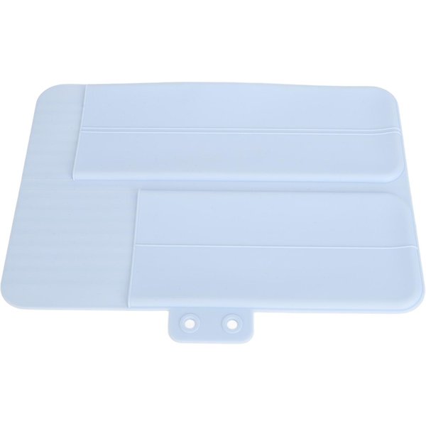 Alfombrilla Resistente Al Calor Para Rizador De Pelo Silicona Duradera Alfombrilla Grande Para Plancha Plana Bolsa Para El Cabello White-image