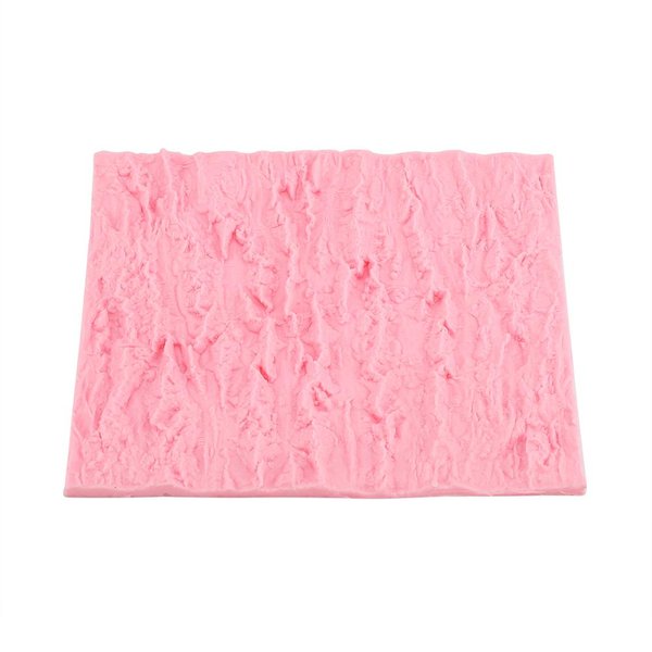 Silikonowa Forma Do Fondantu Na Ciasto KształT Kory Drzewa Forma Chleb Czekolada Desery DIY NarzęDzie Do Pieczenia Pink-image