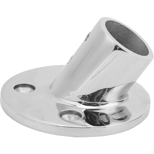 Base Redonda Para Tubo De 60 Grados Pasamanos Barandilla Accesorio Acero Inoxidable 316 Piezas Para Yates Marinos 25Mm Gray-image