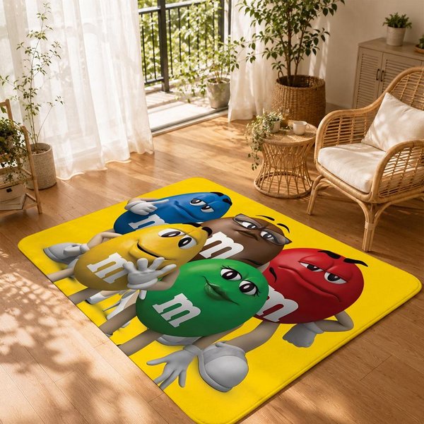 Marka PrzekąSek M-M&Ms Mata PodłOgowa AntypośLizgowa ChłOnna Mata PodłOgowa Dekoracyjny Dywanik Do Domu ŁAzienki Sypialni Przedpokoju 50X80Cm-image