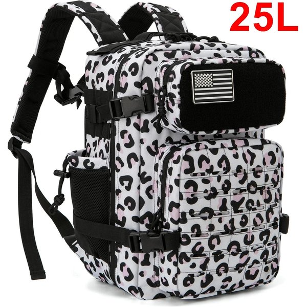 Taktyczny Plecak Survivalowy 25L/45L Laserowo CięTy Daypack Molle Z PodwóJnymi Uchwytami Na Kubki-image