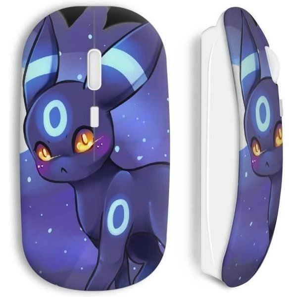 Mysz Bezprzewodowa - Pokemon - Fioletowa - Klucz Usb Wi-Fi - Kompatybilna Z Mac I Pc - Unikalny Design-image