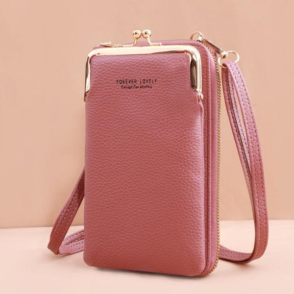 Moda MałE Torby Crossbody Damskie Mini Matowa SkóRzana Torba Na Ramię SprzęGłA Bolsas Damska Torba Na Telefon Torebka Torebka-image