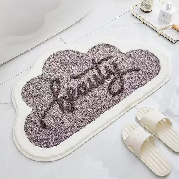 MałA ŚWieżA Imitacja Kaszmiru Mata AbsorbująCa Do Toalety ŁAzienkowej Dywanik Domowy Do Sypialni Przy ŁóżKu Dywanik Pod Stopy 50X80Cm 19.7X31.5In-image