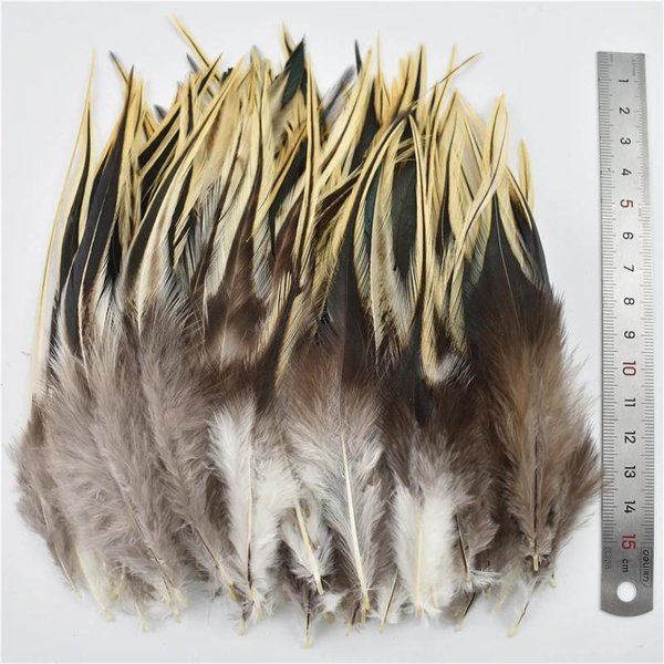 20 Szt. Naturalne PióRa Kurczaka BażAnta Plumas Akcesoria ŚLubne RęKodziełO ŁApacz SnóW Dekoracja KarnawałOwa Dekoracja Kapeluszy DIY-image