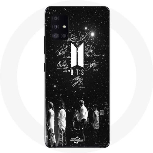 Funda Maniacase Para Samsung Galaxy A51 4G Con Firma BTS Y Noche Estrellada-image