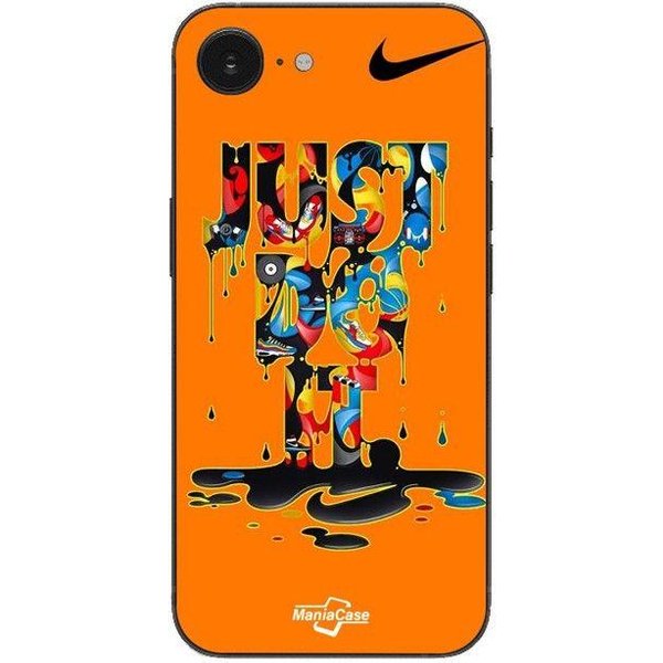 Etui Maniacase Na Iphone 16E Graffiti Nike Just Do It Czarny-image